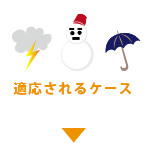 適応されるケース